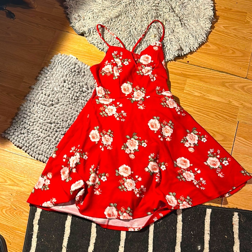 Red dress